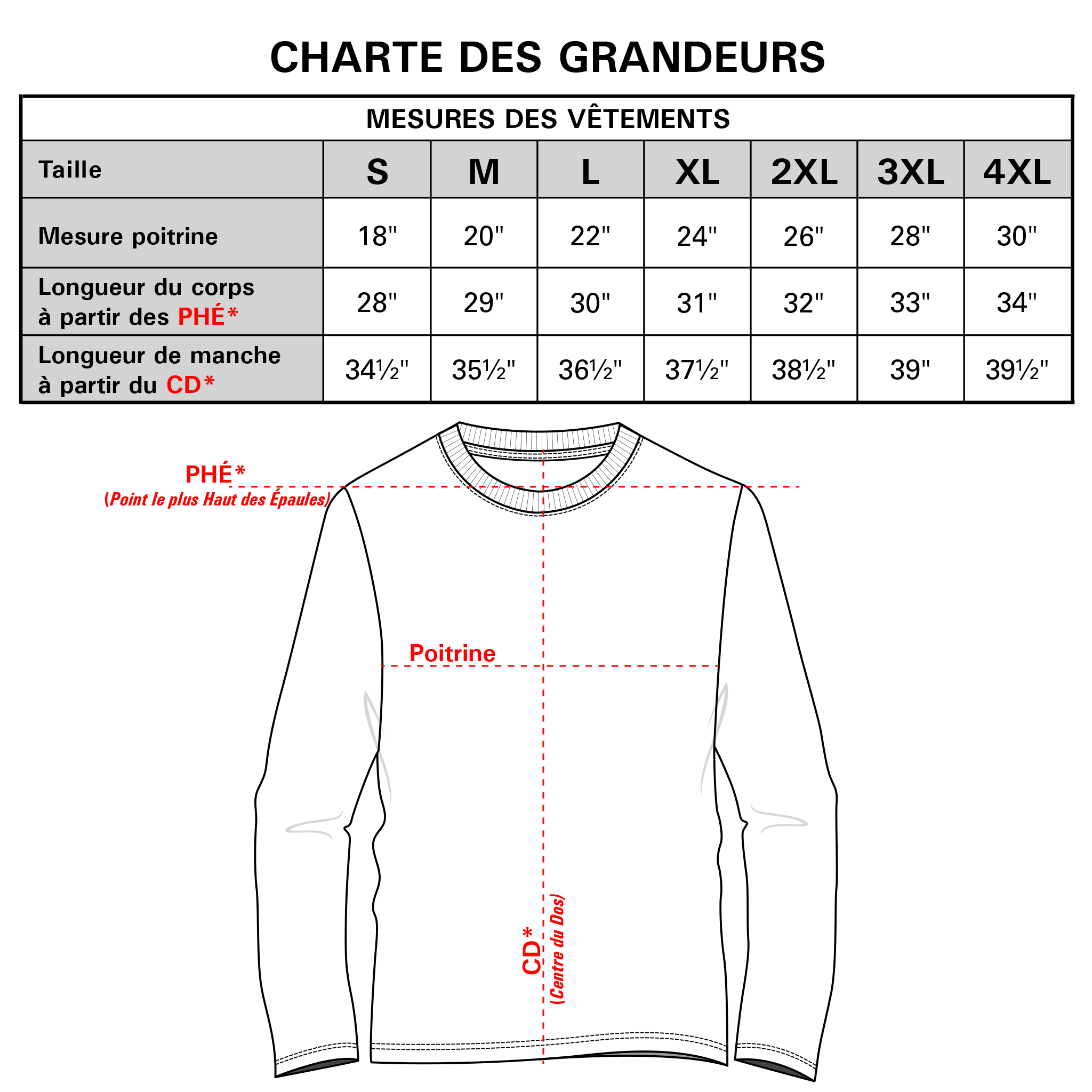 T-SHIRT NOIR MANCHES LONGUES 2026 - UNISEXE