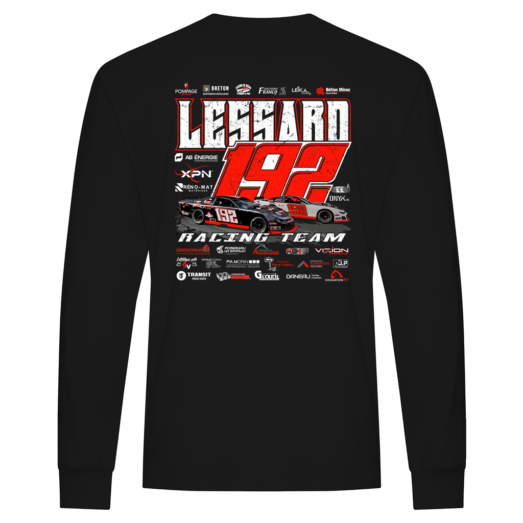 T-SHIRT NOIR MANCHES LONGUES 2026 - UNISEXE